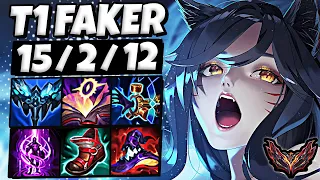 T1 Faker Ahri vs Syndra MID [ Triple Kill ] Korea Grandmaster Patch 13.5 ✅