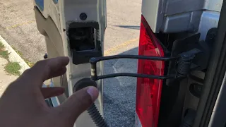 Ford Transit - Rear door lock feature