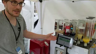 Make the Robot Mix It! UbaBOT Serves 50 Cocktail Types at CCCamp2019