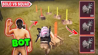 Don’t Ruin Your Game Like This 🤧 - No Armor ❌ Solo vs Squad as Bot ✅ | Pubg Metro Royale Chapter 16