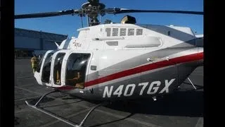 Bell 407GX Startup and takeoff