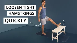 1 Exercise to Quickly Release Tight Hamstrings (not typical stretching)