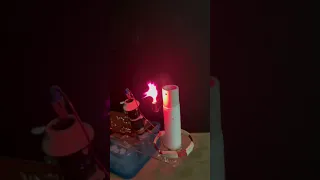 Tesla Candle Flame Test-Lithium