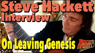 Did Steve Hackett Feel Free After Leaving Genesis?