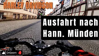 💯 Cruisen entlang der Fulda  🏞️| Harley Davidson Motovlog | Harley Sportster 48