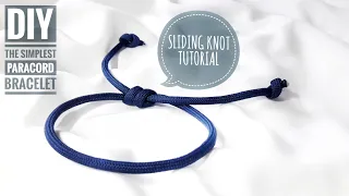 Bracelet Making Tutorial: How To Tie A Bracelet [DIY Basic Paracord Bracelet/ Sliding Knot Tutorial]