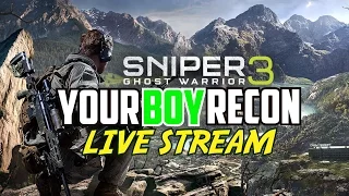 SNIPER GHOST WARRIOR 3 - PART 1 - Just Getting Started (Live Stream) Playthrough