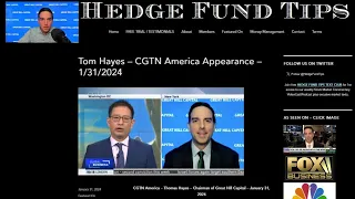 Hedge Fund Tips with Tom Hayes - VideoCast - Episode 224 - February 1, 2024