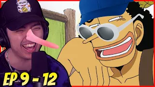 THE BIGGEST CAPPER IN HISTORY || USSOP REVEALED || One Piece Episode 9, 10, 11, & 12 REACTION!!