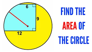 What is the area of the Circle? | (Step-by-step explanation) | #math  #maths