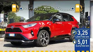 Tatsächlicher Verbrauch: Toyota RAV4 Plug-in Hybrid im Test