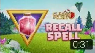 Redeploy With Recall Spell (CLASH of CLAN NEW UPDATE) @ClashOfClans// Last TownHall // hammer jam