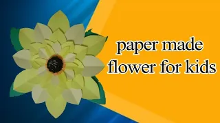 paper made flower /yellow flower/big flower/paper sunflower