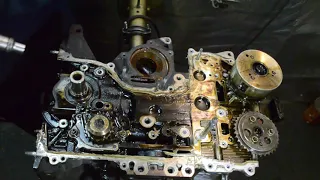 Разбор двигателя 2SZ-FE toyota двигатель клинит.