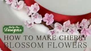 How To Make Cherry Blossom Flowers For Cakes