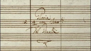 VIVALDI | Gloria à 4 con Istromenti | RV 589 in D major | Original manuscript