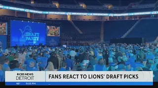 Fans react to Lions' draft picks