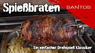 Saftiger,- perfekter Spießbraten vom Santos S518