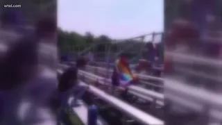Video shows student assaulting eighth grader draped in pride flag at Ohio middle school