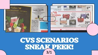 Sneak Peek Scenarios - CVS Preview for 3/1 to 3/7