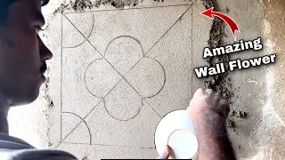 Amazing 3D Wall Design - Home Bowl Use - Cement Sand and Design