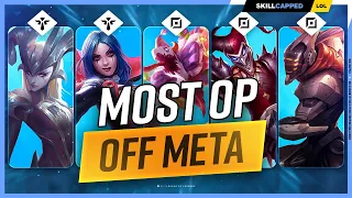 The 5 INSANE OFF META Picks STOMPING Challenger - League of Legends