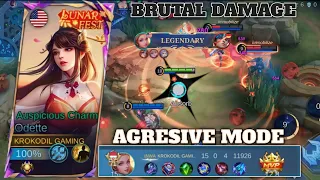 ODETTE AGGRESSIVE MODE ENEMY ONCE COMBO LOST ||ODETTE BRUTAL (Please try)