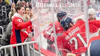 Garnet Hathaway vs. Givani Smith | Washington Capitals