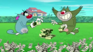 हिंदी Oggy and the Cockroaches 💸 पैसा पैसा और पैसा 💸 Hindi Cartoons for Kids