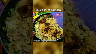 Chickens Pizza Samosa #shorts #asmr #snackvideo #nomusicasmr #halalfood #foodie #samosarecipe