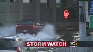 Storm Brings Hail, Flooding, Big Waves To Bay Area