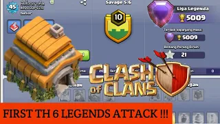 TH 6 LEGEND LEAGUE ATTACKS STRATEGY. CLAN SAVAGE 5.6 !!!