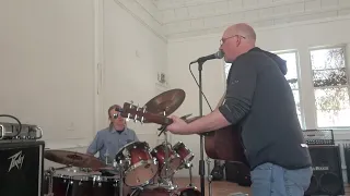 "With Me" by shugE, just drums & guitar-- breaking in the new rehearsal space