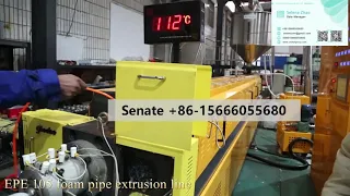 Foam tube Pe Insulated air conditioning pipe making machine