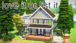 FOREST HIDEAWAY BED AND BREAKFAST ~ Love It or List It EA Renovation: Sims 4 Speed Build (No CC)