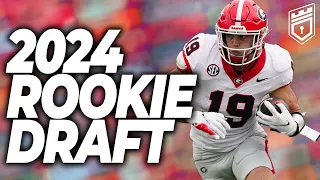 UPDATED 2024 Dynasty Rookie Mock Draft (NEW RISERS) - Dynasty Fantasy Football 2024