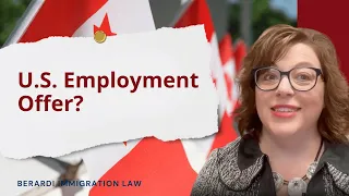 Got a U.S. Employment Offer? Canadians have a special visa!