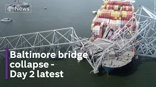Baltimore bridge collapse: Data recorder recovered from cargo ship