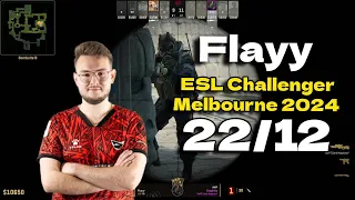 CS2 POV Rebels Flayy (22/12) vs MIBR (Ancient) ESL Challenger Melbourne 2024