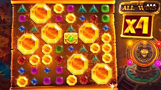 INSANE *MAX SQUARES* WIN ON GEMS BONANZA!! (BONUS BUYS)