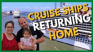 Carnival Cruise Ships EMOTIONAL Return to Port of Galveston!