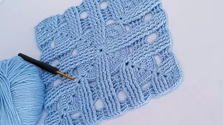 Crochet a PERFECT Granny square! Simple and beautiful single crochet stitch