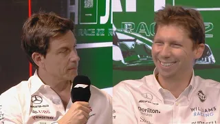Toto wolff: it's all James fault.