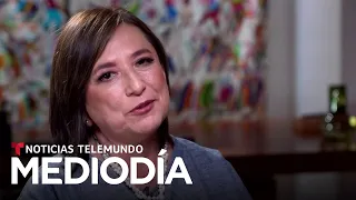 Gálvez cree que Sheinbaum "es capaz de mentir con una frialdad impresionante" | Noticias Telemundo