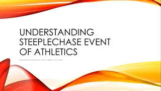 understanding Steeplechase Event of Athletics