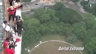 Gary Connery: BASE jump from KL Tower 2