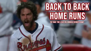 Back-to-back homers to take the lead in World Series game, a breakdown