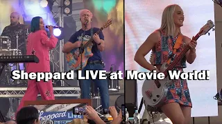 Sheppard perform LIVE at Movie World for the first time! September 2023