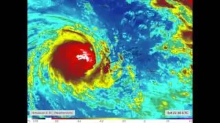 Tropical Cyclone Winston - Satellite Animation