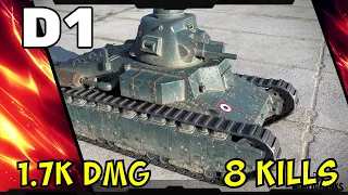 Beast wot replay D1 1.7k dmg 8 kills - Лучший вот реплей D1 1.7k урона 8 фрагов